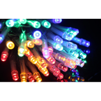LED vianočné osvetlenie na batérie, 2,8m reťaz, 20xLED, IP20 RGB - viacfarebné